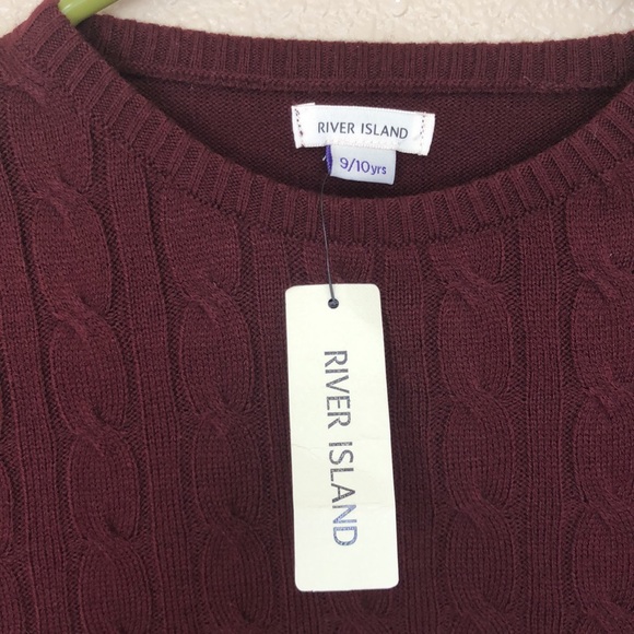 Boys Maroon Sweater - Picture 3 of 4